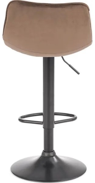 Barová stolička 106x43 cm antracit/hnedá