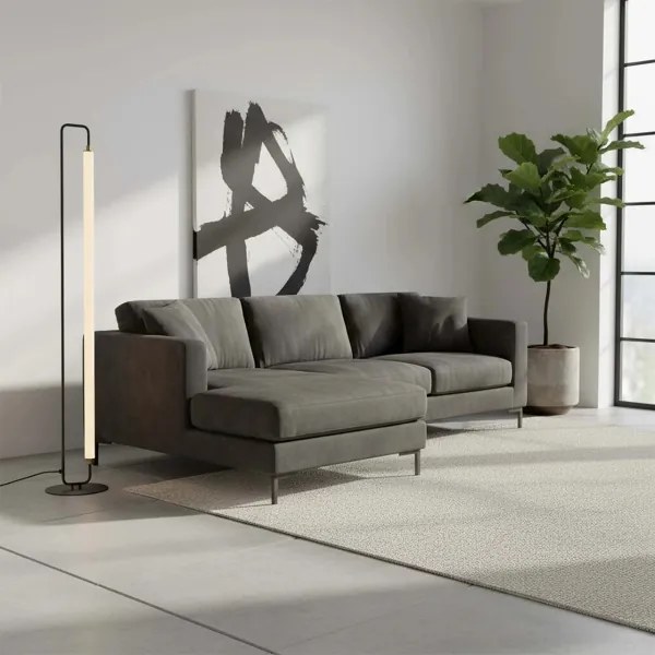 LED stojacia lampa FELICJA LED/24W/230V 4000K čierna