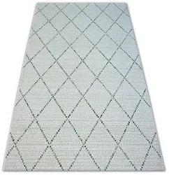 styldomova Šnúrkový koberec sizal color 19436/062 Romby štvorce béžový