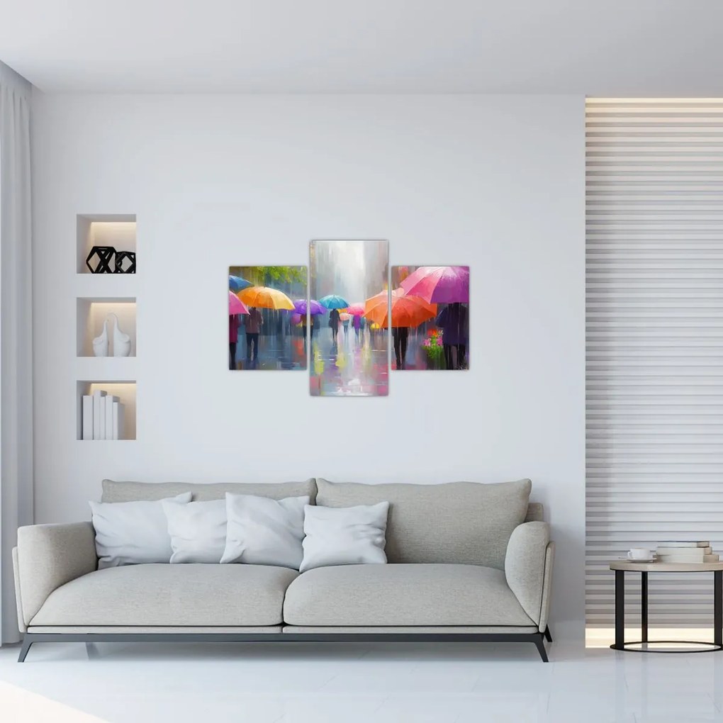 Obraz - Daždivý deň (90x60 cm)