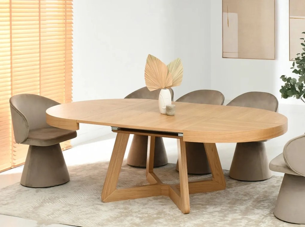 Rozkladací jedálenský stôl OLIA 130-230cm dub