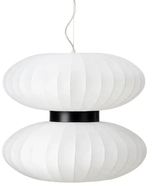 Biele závesné svietidlo Markslöjd Daburu 2L