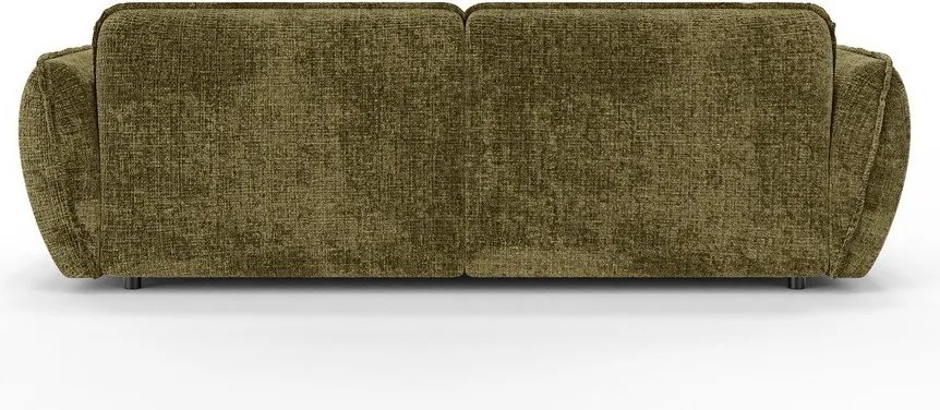 Zelená ženilková rohová pohovka (ľavý roh/s leňoškou) Nelia – Ropez