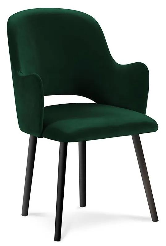 MILO CASA Zamatová stolička Laelia dĺžka 54 × šírka 50 × výška 85 cm