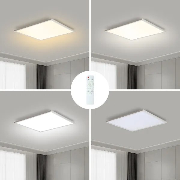 Brilagi - stmievateľné LED svietidlo SLIMFRAME LED/36W/230V 45x45 cm biele s diaľkovým ovládačom