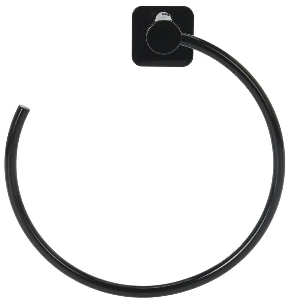 Držiak na uteráky Ring, čierna