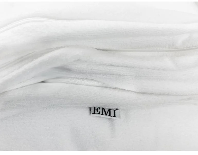 Chránič na matrac nepremokavý biely EMI, 160x200 20 cm