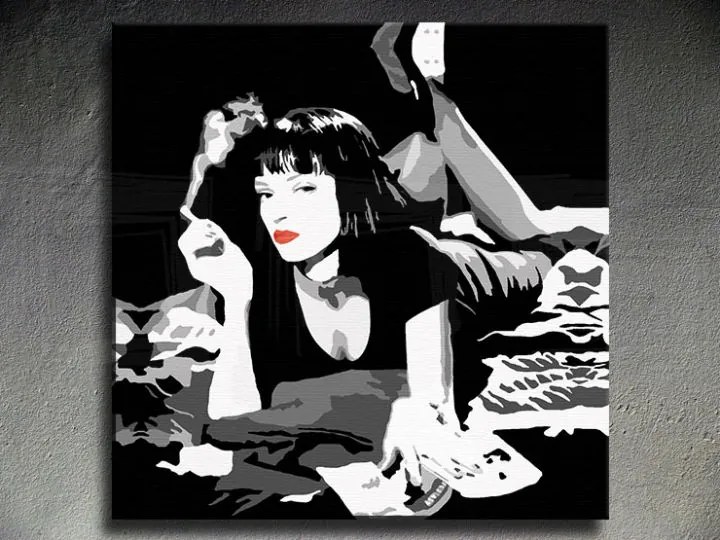 Ručne maľovaný POP Art obraz Pulp Fiction | rôzne rozmery