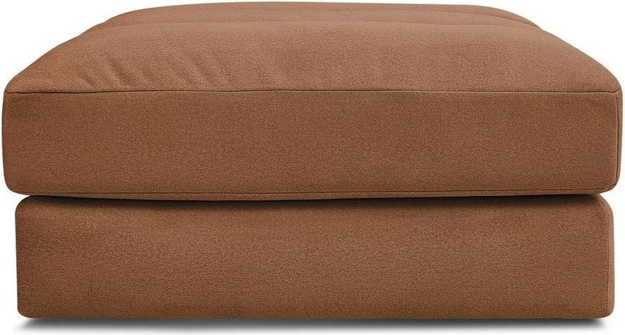 Oranžová zamatová podnožka Sierra – Bobochic Paris