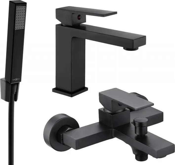 Mexen Uno R77 vaňová sada, čierna - 71403R77-70