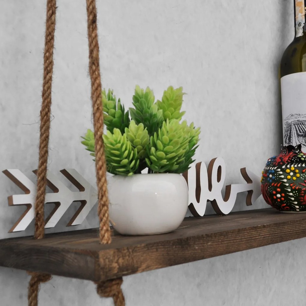 Nástenná polica Polica I orech americký