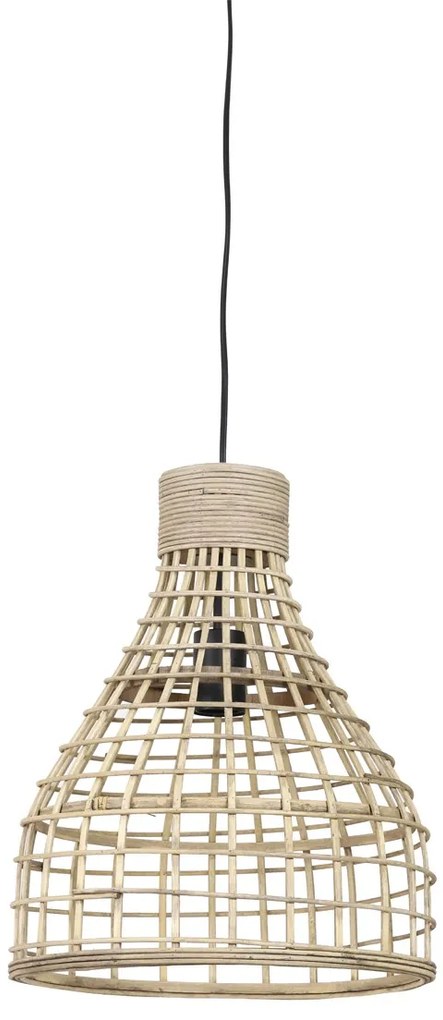 Prírodné ratanové závesné svetlo Puerto - Ø 34*41cm