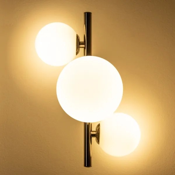 Brilagi - LED Nástenné svietidlo MILLA 3xG9/3W/230V lesklý chróm/biela