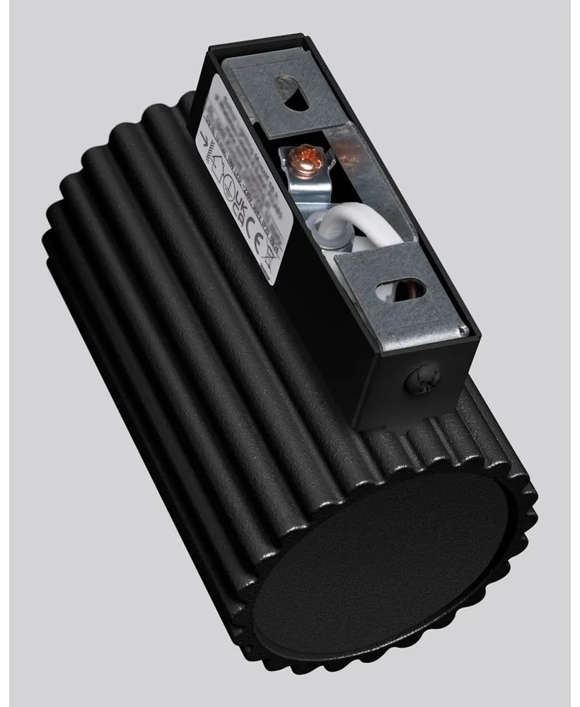 Čierne nástenné svietidlo Gleam – Sollux