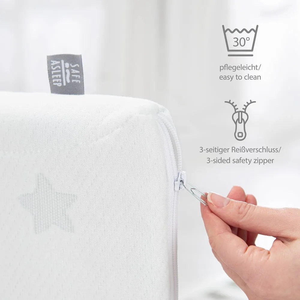 Penový detský matrac s odnímateľným poťahom 90x200 cm Comfort Air Roll – Roba