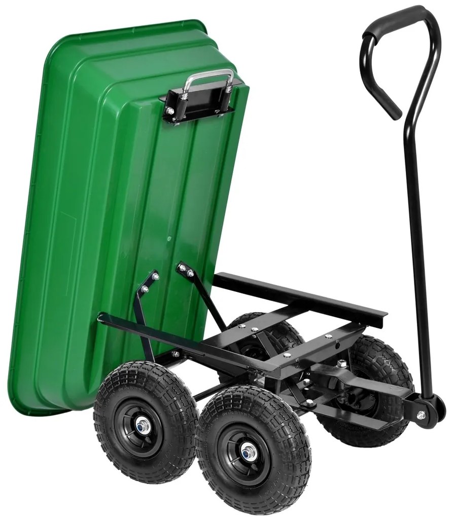 Záhradný sklápací vozík GARTEN zelený