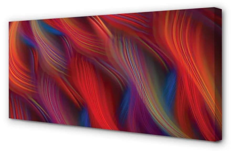 Obraz na plátne Farebné pruhy fraktály 120x60 cm