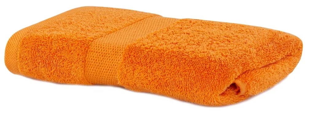 Bavlnený uterák DecoKing Mila oranžový
