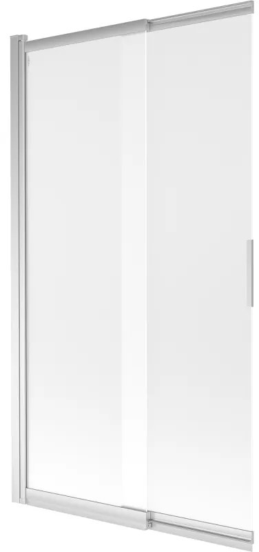 Mexen Fox, 2-krídlová vaňová zástena 100x150 cm, 5mm sklo námraza, chrómový profil, 891-100-002-01-30