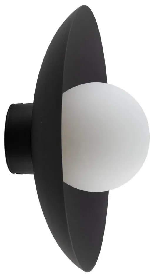 Nástenné svietidlo SLATE 1xG9/8W/230V pr. 28 cm čierna