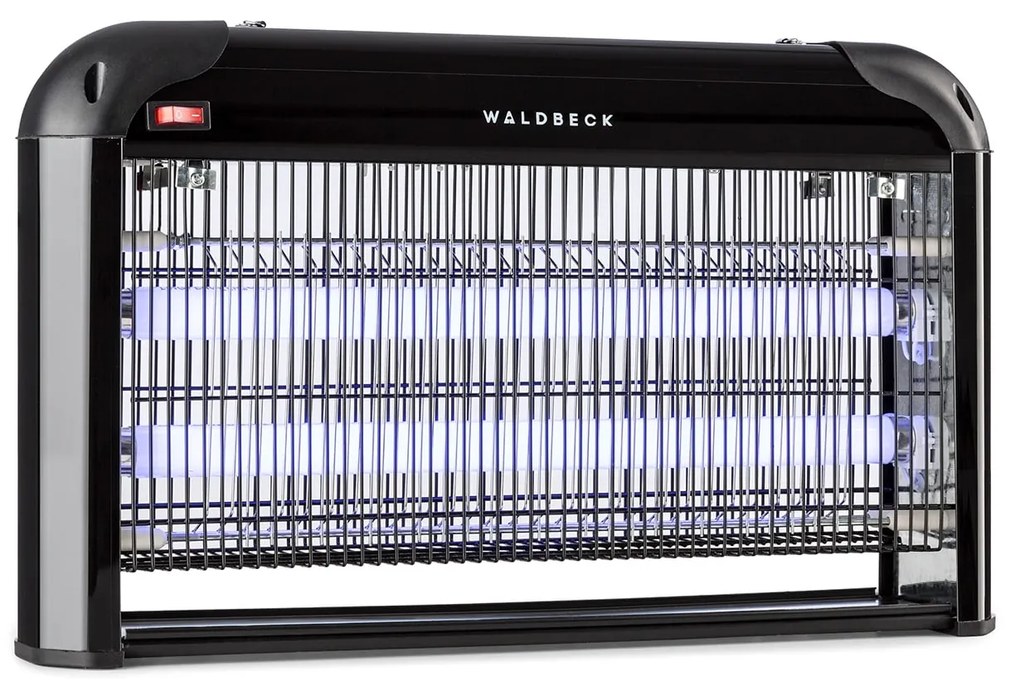 Waldbeck Mosquito Ex 5000, lapač hmyzu, 38W, hubič hmyzu, UV svetlo, 150m², čierna