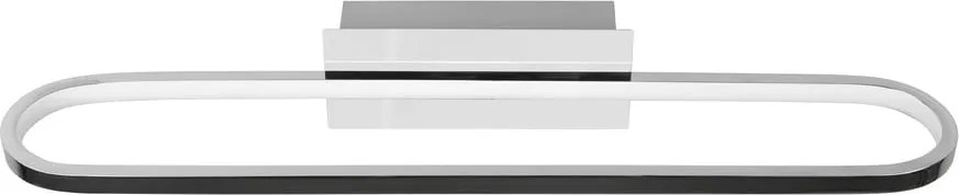 LED nástenné svietidlo v lesklej striebornej farbe (dĺžka 60 cm) Gianni - Trio