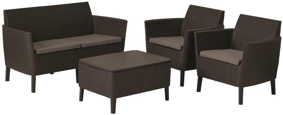 Allibert Salema Set - hnedá