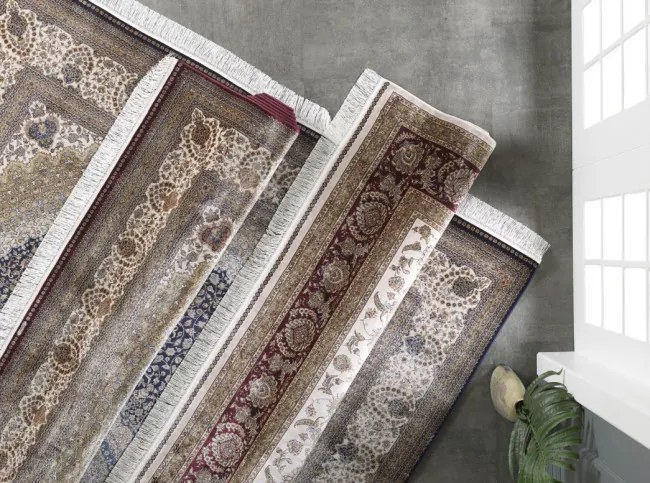 Koberec Exkluzívny Qum Silk 08 modrý