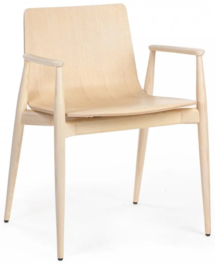 MALMO P DIZAJNOVÁ DREVENÁ STOLIČKA natural