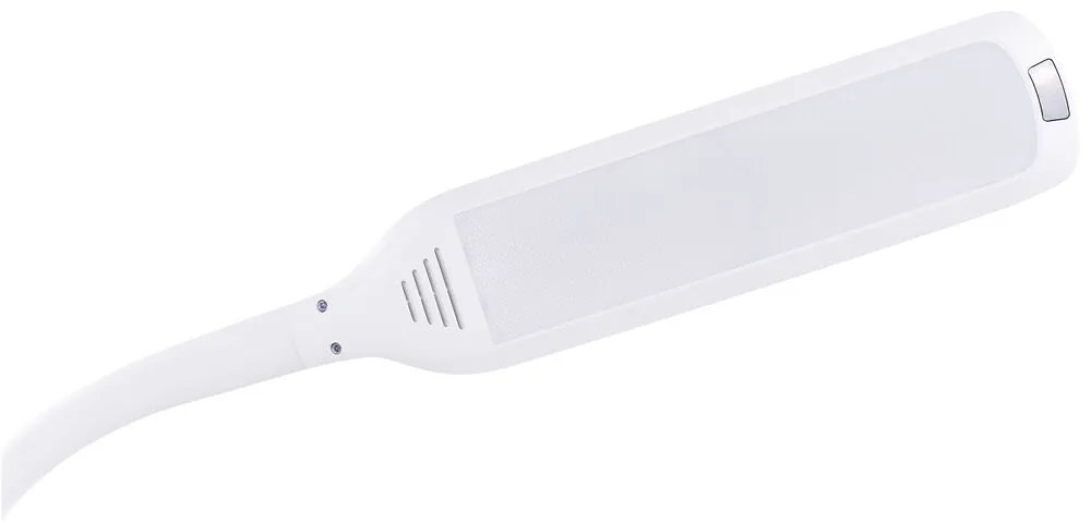 Stojaca LED lampa s diaľkovým ovládaním 160 cm biela ARIES Beliani