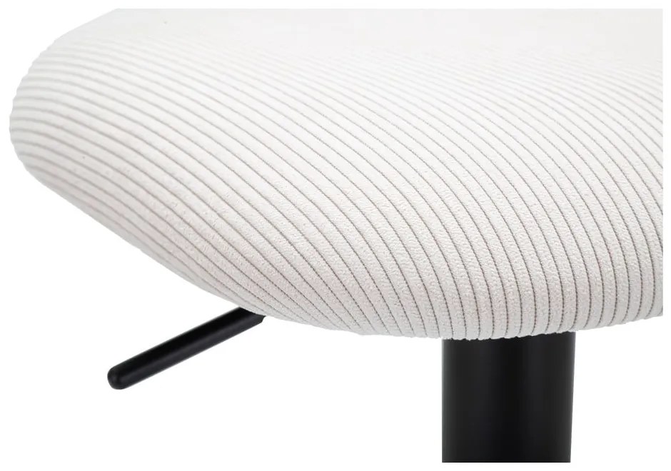 Bielo-čierna barová stolička s nastaviteľnou výškou (výška sedadla 61 cm) Tina – Mauro Ferretti