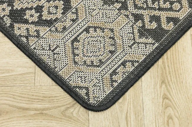 Koberec / behúň FLEX 19636/P10 grafitový