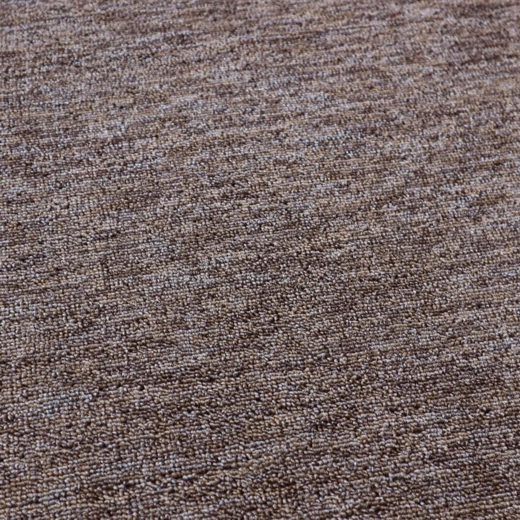 Spoltex, Metrážny koberec Artik New 120 hnedý, na mieru, šíře 1m,2m,3m,4m, hnedá, filc, chodba / predsieň