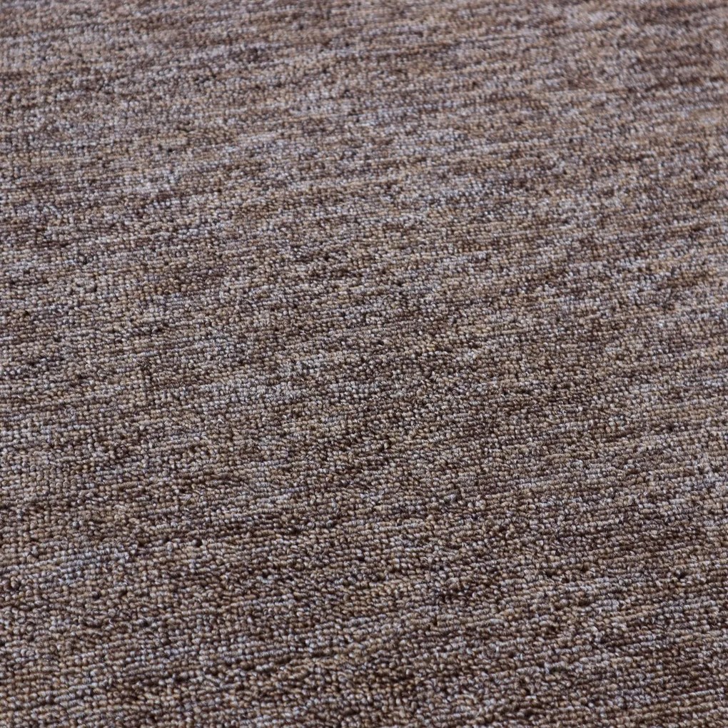 Spoltex, Metrážny koberec Artik New 120 hnedý, na mieru, šíře 1m,2m,4m, hnedá, filc, chodba / predsieň