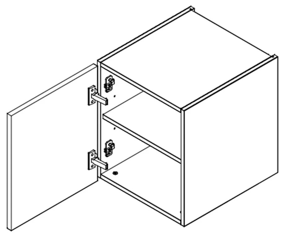KÚPELŇOVÁ SKRINKA + UMÝVADLO ROMANA II BIELA