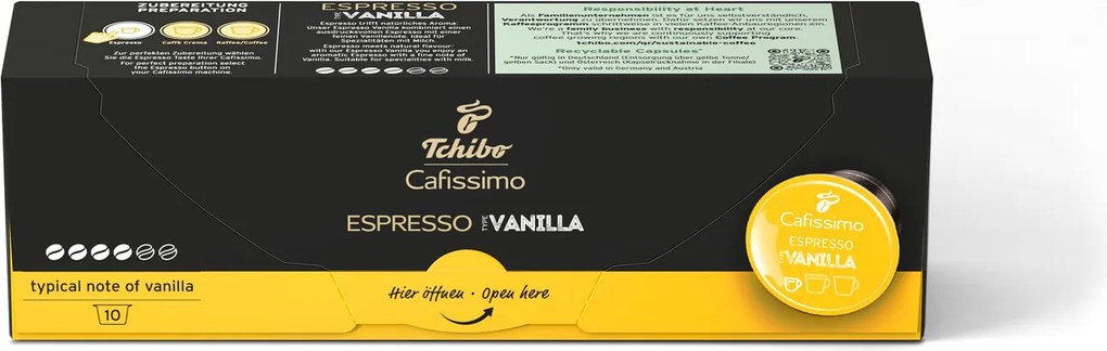 Cafissimo Flavoured Espresso – Vanilla – 10 kapsúl