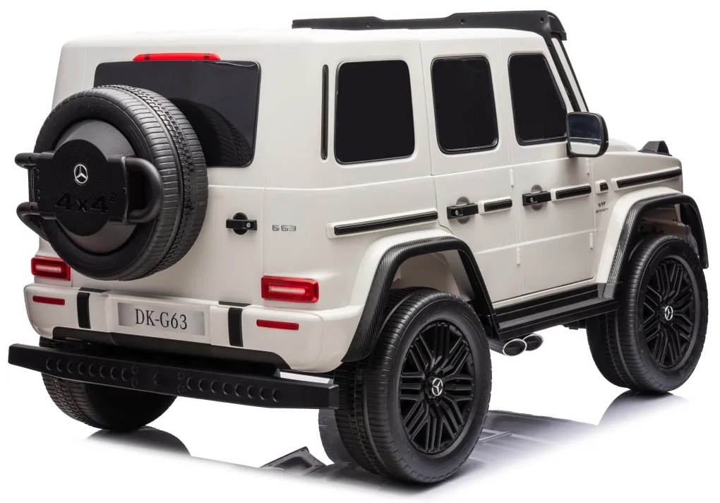 Elektrické autíčko Mercedes G63 AMG 4x200W XXL - biele