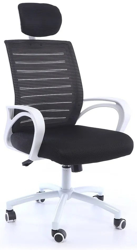 Kancelárska stolička Socket, čierna / biela