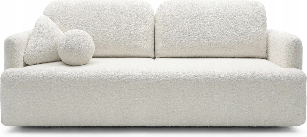 Pohovka trojsedačka Linaki (krémová čierna)