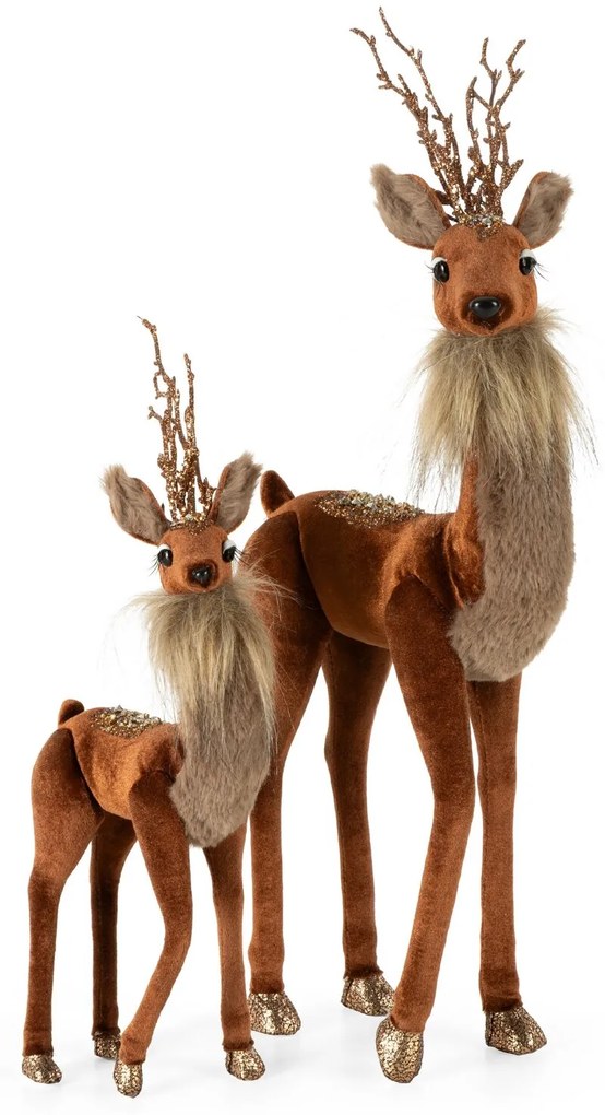 DEKORAČNÁ FIGÚRKA DEER 19X45 CM HNEDÁ
