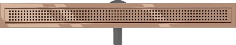 Mexen Flat 360° M08 sprchový žľab 90 cm, ružové zlato, 1625090-40