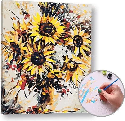 Maľovanie podľa čísel KVETY – vysoká náročnosť