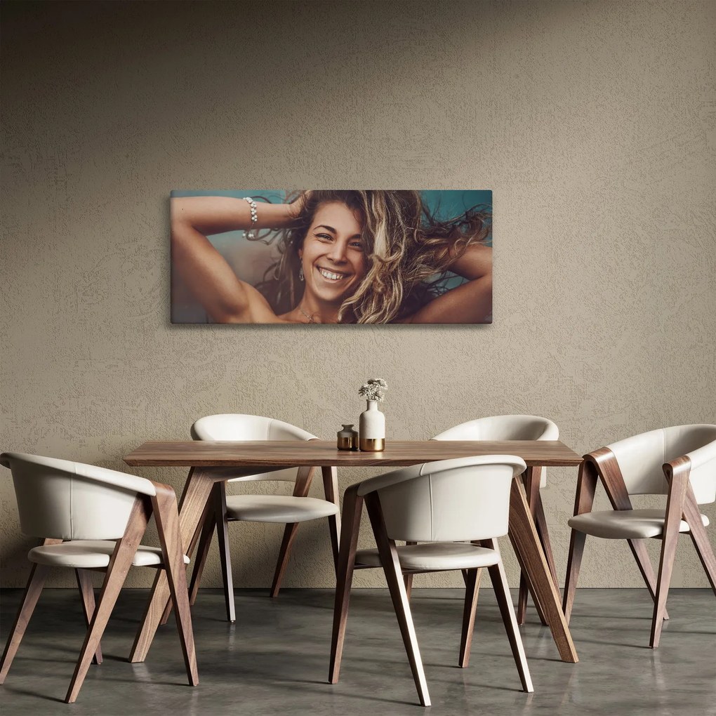 Obraz - Portrét mladej ženy (120x50 cm)
