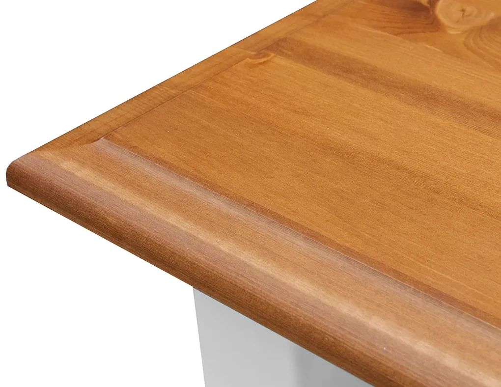 PROXIMA.store - Rustikálny konferenčný stôl - BELLUNO ELEGANTE FARBA: biela - orech