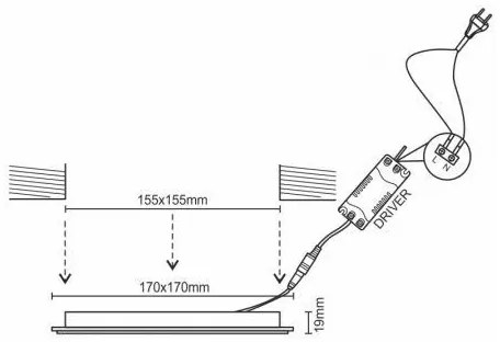 LED Stmievateľné podhľadové svietidlo LED/12W/230V 3000-6500K Wi-Fi Tuya