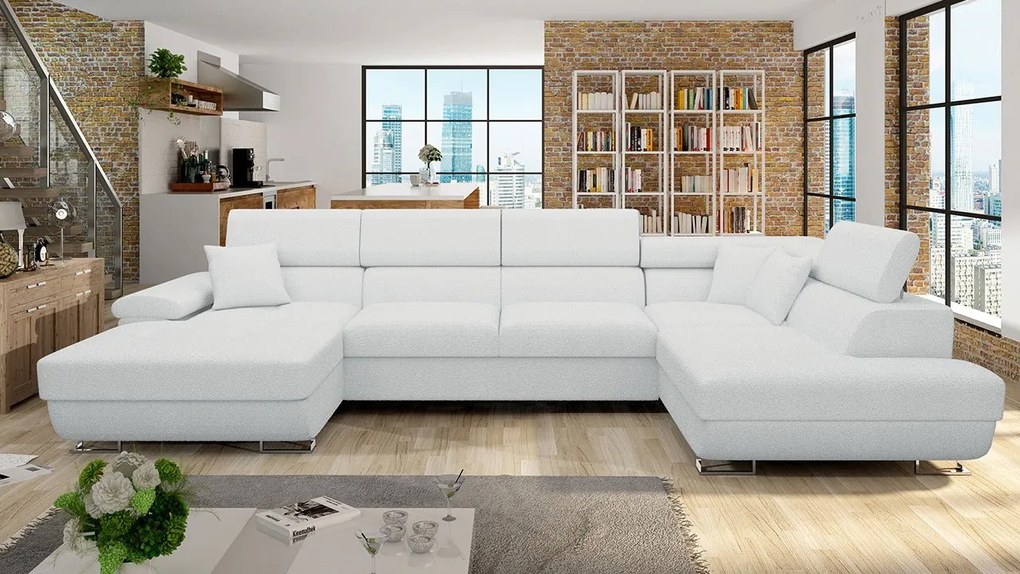 Rohová sedacia súprava Alvin Bis Premium, Dostupné poťahy: Terra 05 + Terra 05 + Terra 15 ECO, Strana: Ľavá