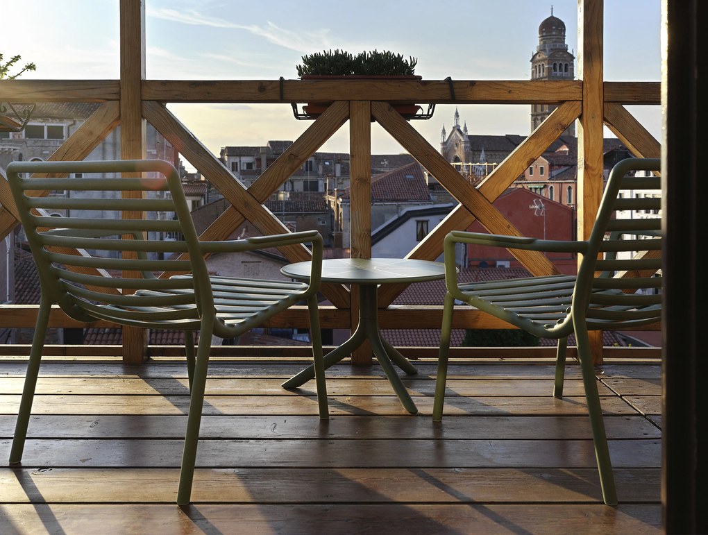 Stima plastové venkovní kreslo DOGA RELAX Vyberte odtieň ->: Agave - Zelená