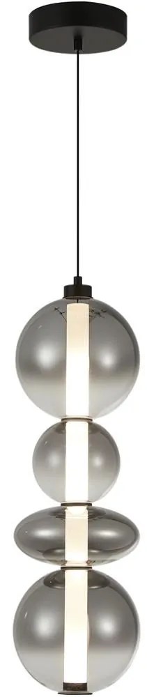 LED Luster na lanku DAPHNE LED/36W/230V šedá