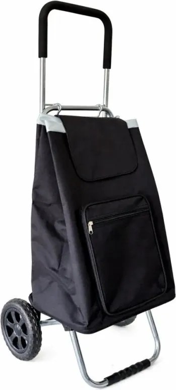Runaway Čierna nákupná taška pre seniorov „Shopper“