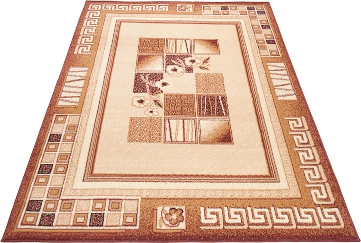 TA Koberec F742A SVETLÝ BÉŽOVÝ ATLAS PP Rozmer: 80x150 cm